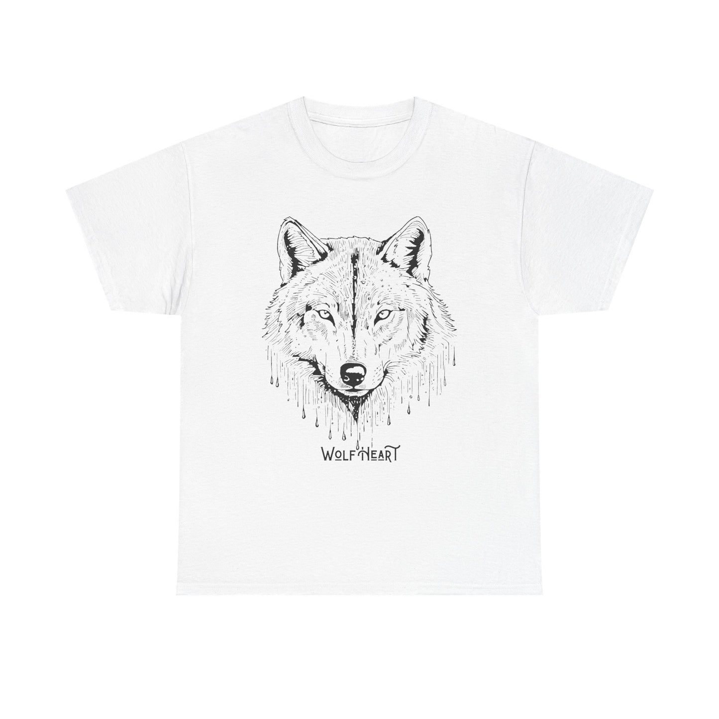 Wolf Heart Unisex Tee, Wildlife Animal T-Shirt, Nature Lover Gift, Forest Graphic Shirt, Outdoor Adventure Top
