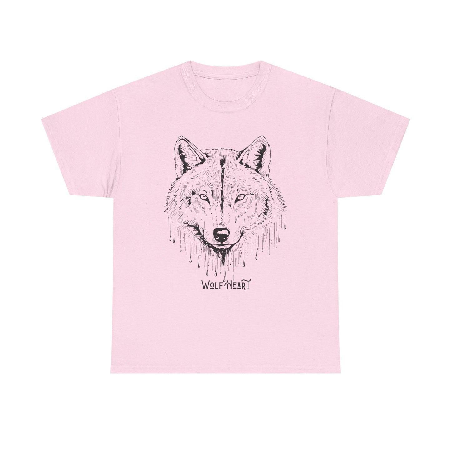 Wolf Heart Unisex Tee, Wildlife Animal T-Shirt, Nature Lover Gift, Forest Graphic Shirt, Outdoor Adventure Top