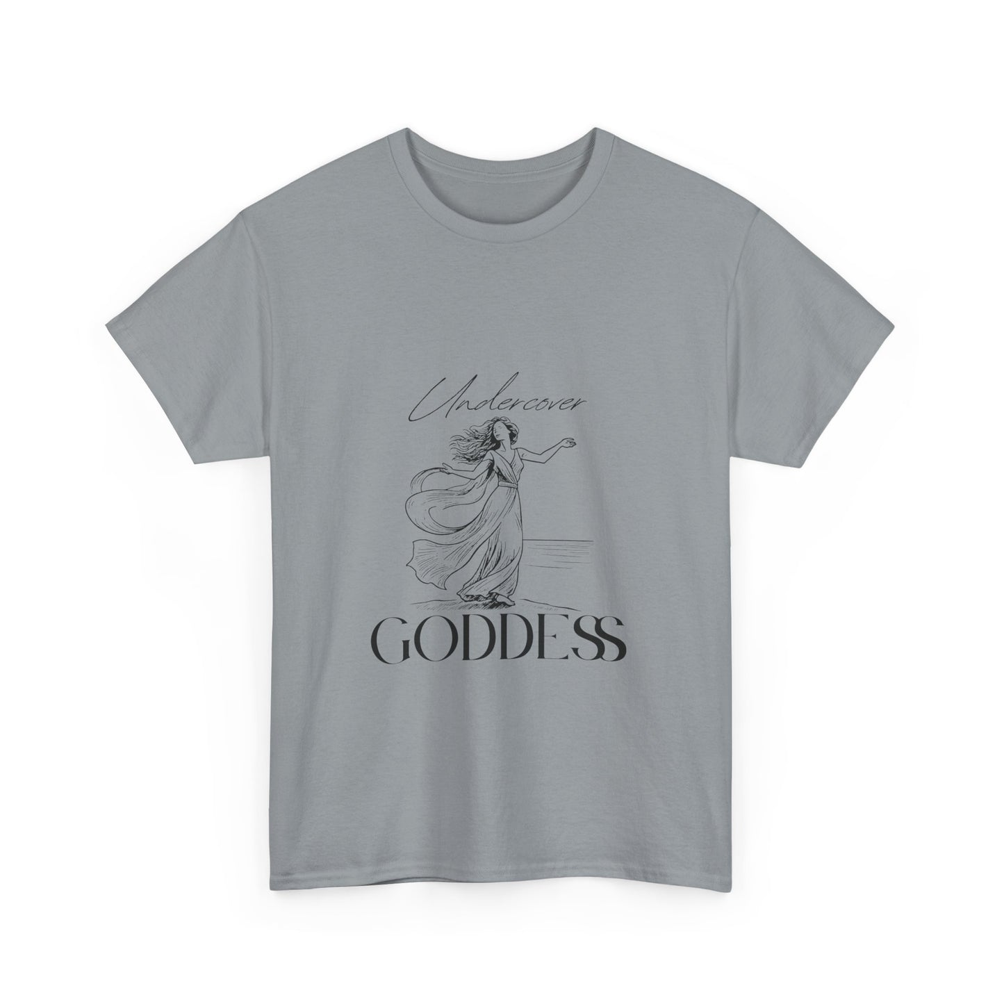Undercover Goddess Cotton Tee - Empowering Graphic Tee Inspired by Wolf Walkers Book Series