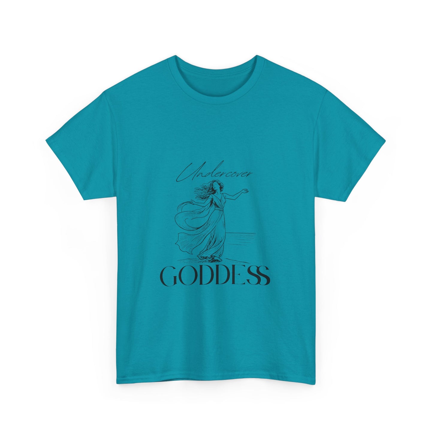 Undercover Goddess Cotton Tee - Empowering Graphic Tee Inspired by Wolf Walkers Book Series