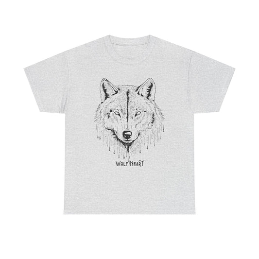 Wolf Heart Unisex Tee, Wildlife Animal T-Shirt, Nature Lover Gift, Forest Graphic Shirt, Outdoor Adventure Top