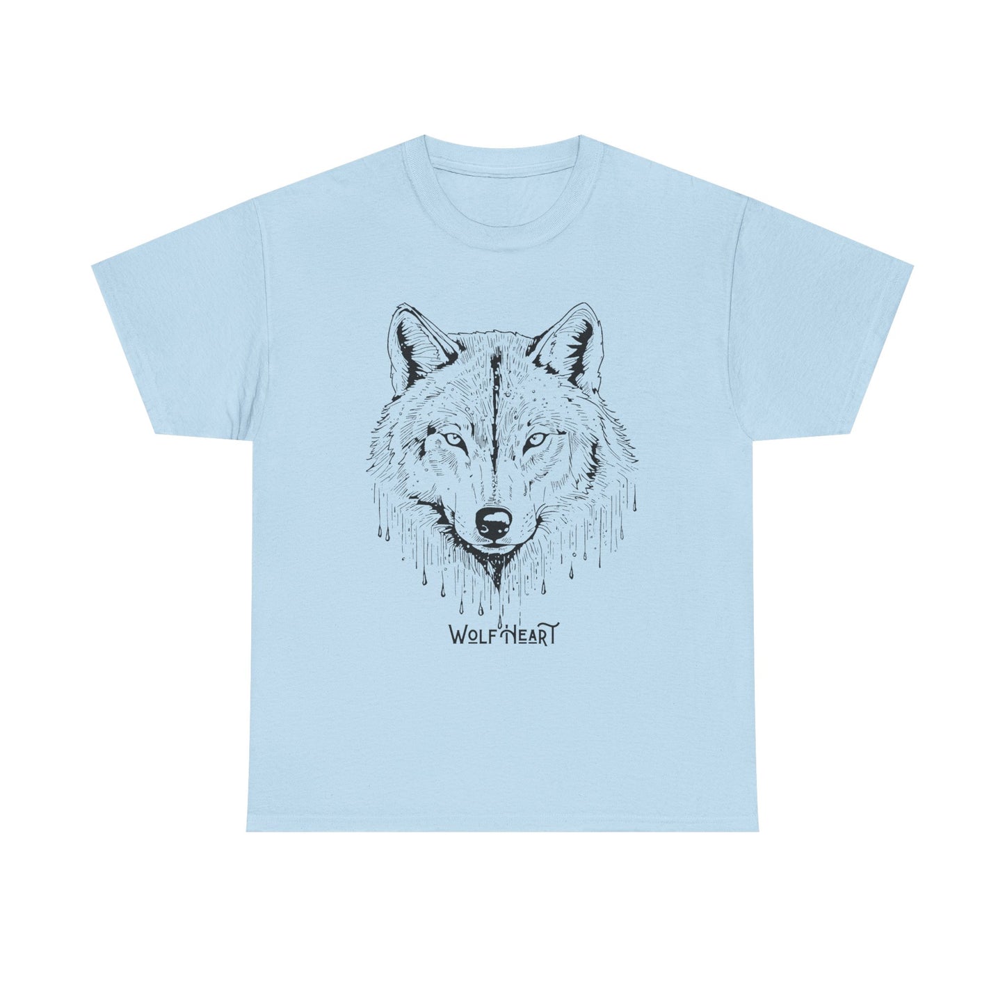 Wolf Heart Unisex Tee, Wildlife Animal T-Shirt, Nature Lover Gift, Forest Graphic Shirt, Outdoor Adventure Top
