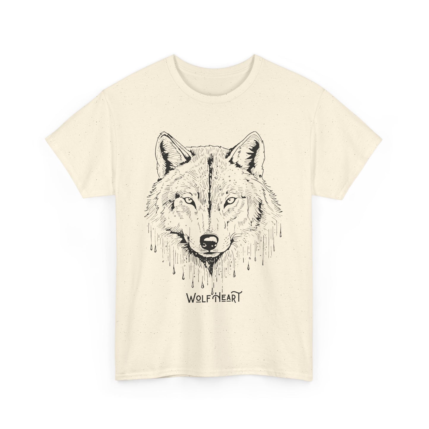 Wolf Heart Unisex Tee, Wildlife Animal T-Shirt, Nature Lover Gift, Forest Graphic Shirt, Outdoor Adventure Top