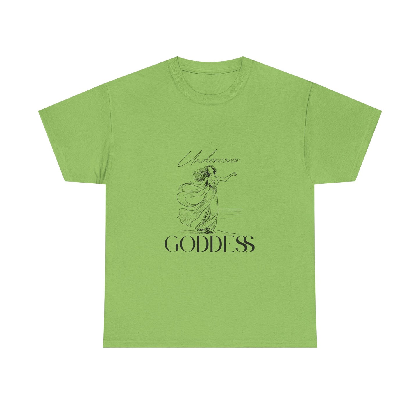 Undercover Goddess Cotton Tee - Empowering Graphic Tee Inspired by Wolf Walkers Book Series