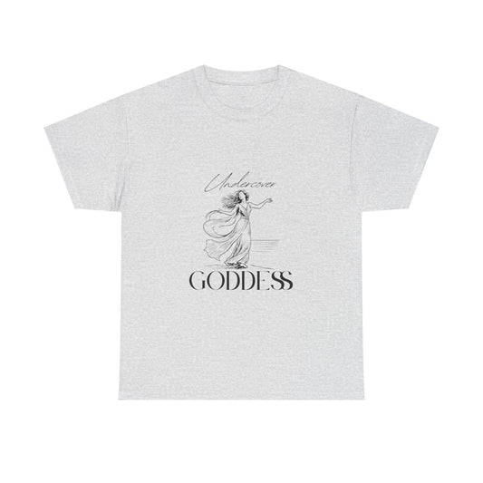 Undercover Goddess Cotton Tee - Empowering Graphic Tee Inspired by Wolf Walkers Book Series