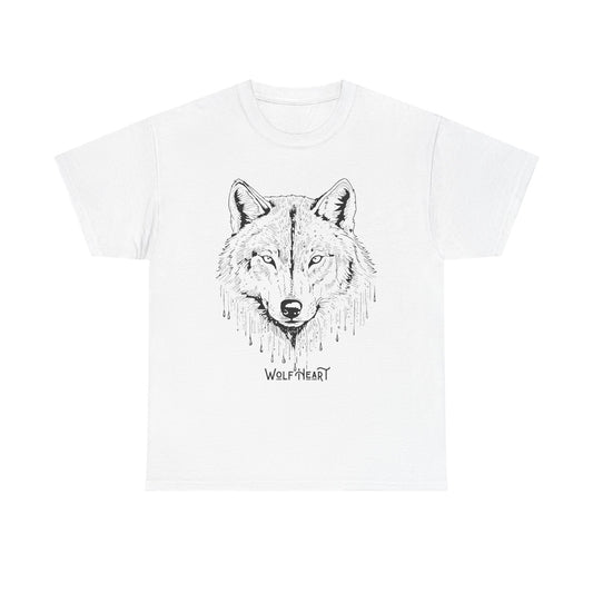 Wolf Heart Unisex Tee, Wildlife Animal T-Shirt, Nature Lover Gift, Forest Graphic Shirt, Outdoor Adventure Top