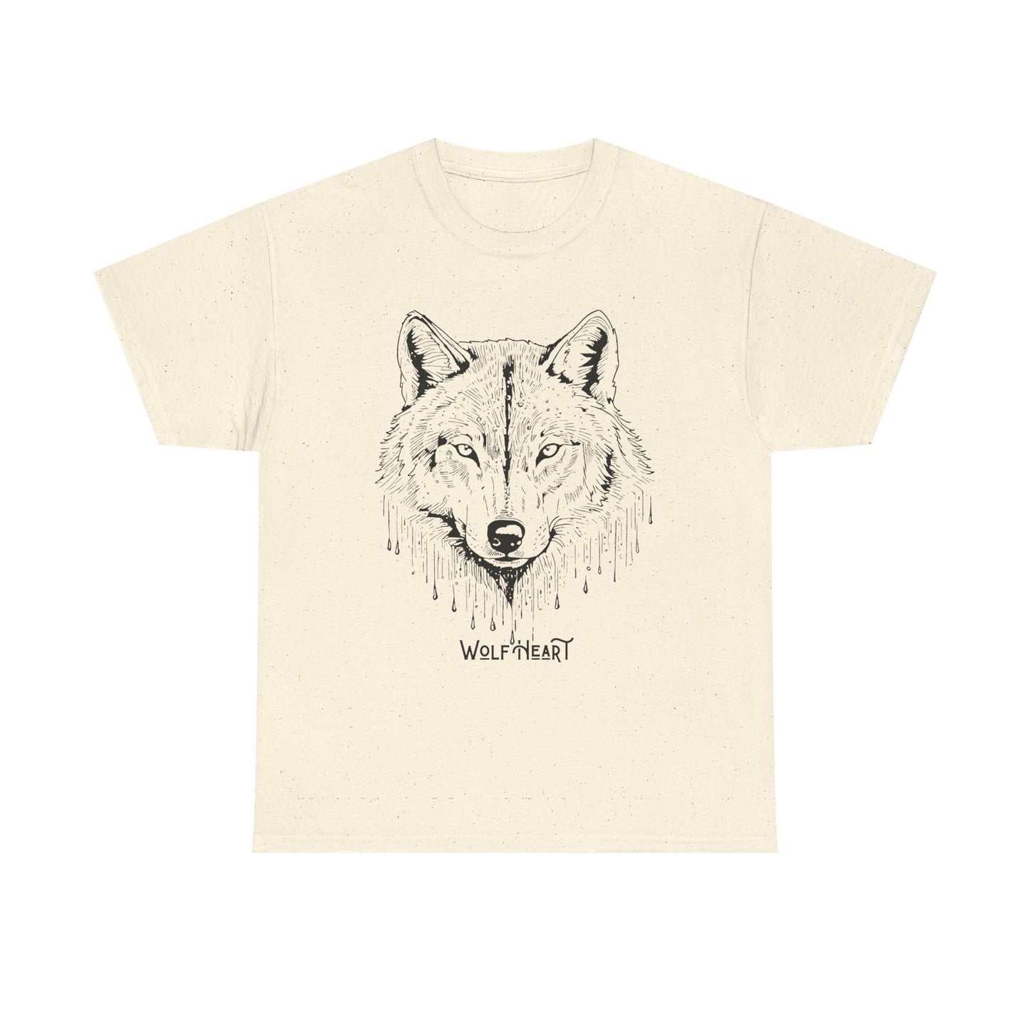 Wolf Heart Unisex Tee, Wildlife Animal T-Shirt, Nature Lover Gift, Forest Graphic Shirt, Outdoor Adventure Top