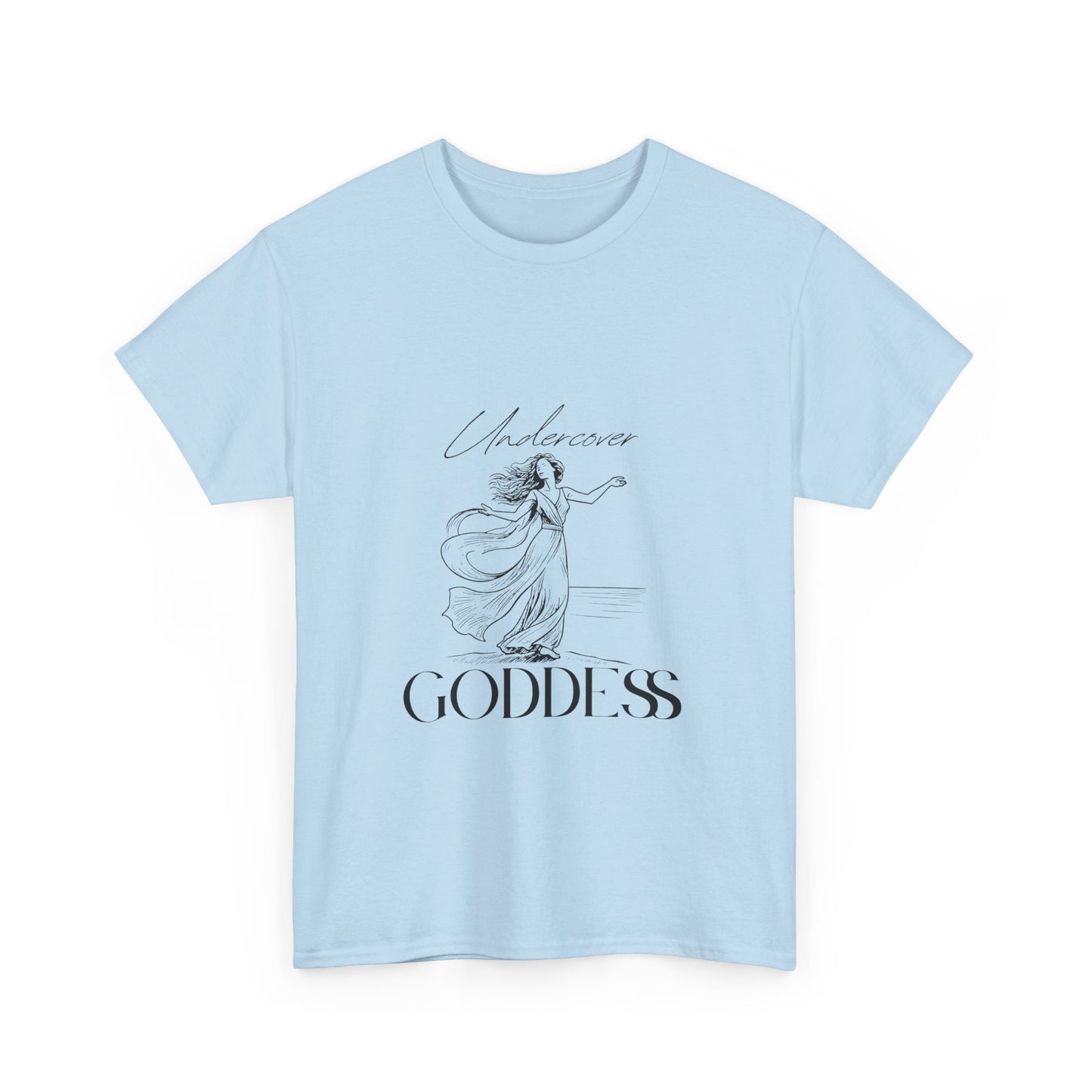 Undercover Goddess Cotton Tee - Empowering Graphic Tee Inspired by Wolf Walkers Book Series