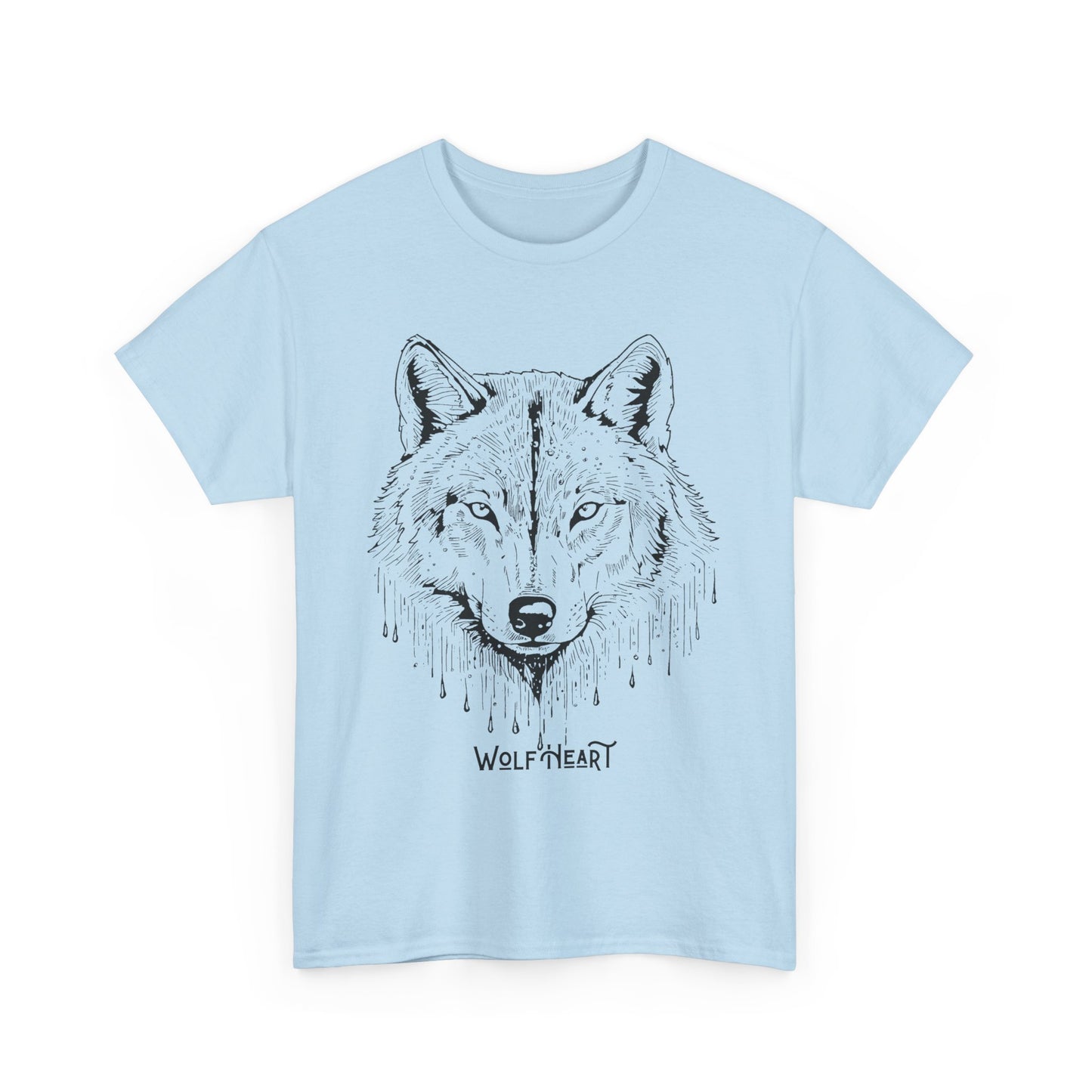 Wolf Heart Unisex Tee, Wildlife Animal T-Shirt, Nature Lover Gift, Forest Graphic Shirt, Outdoor Adventure Top