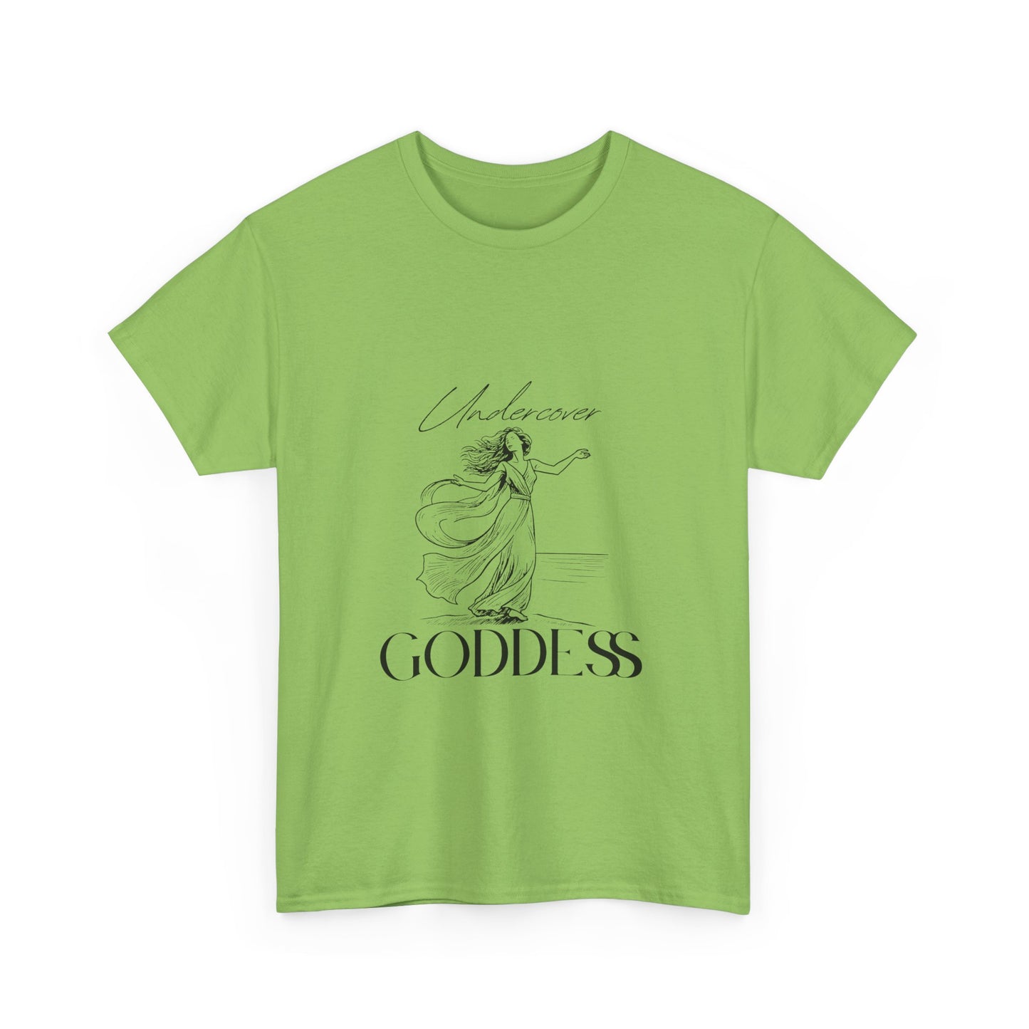 Undercover Goddess Cotton Tee - Empowering Graphic Tee Inspired by Wolf Walkers Book Series