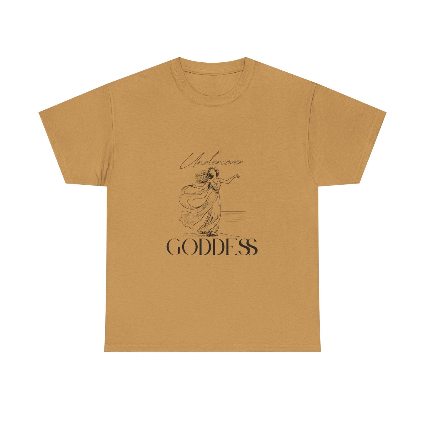 Undercover Goddess Cotton Tee - Empowering Graphic Tee Inspired by Wolf Walkers Book Series
