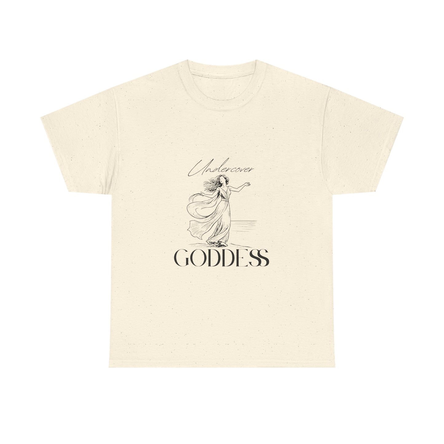 Undercover Goddess Cotton Tee - Empowering Graphic Tee Inspired by Wolf Walkers Book Series