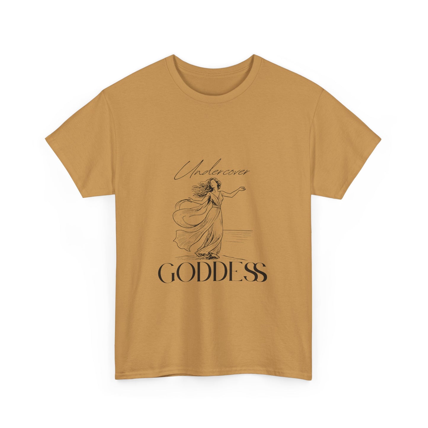 Undercover Goddess Cotton Tee - Empowering Graphic Tee Inspired by Wolf Walkers Book Series