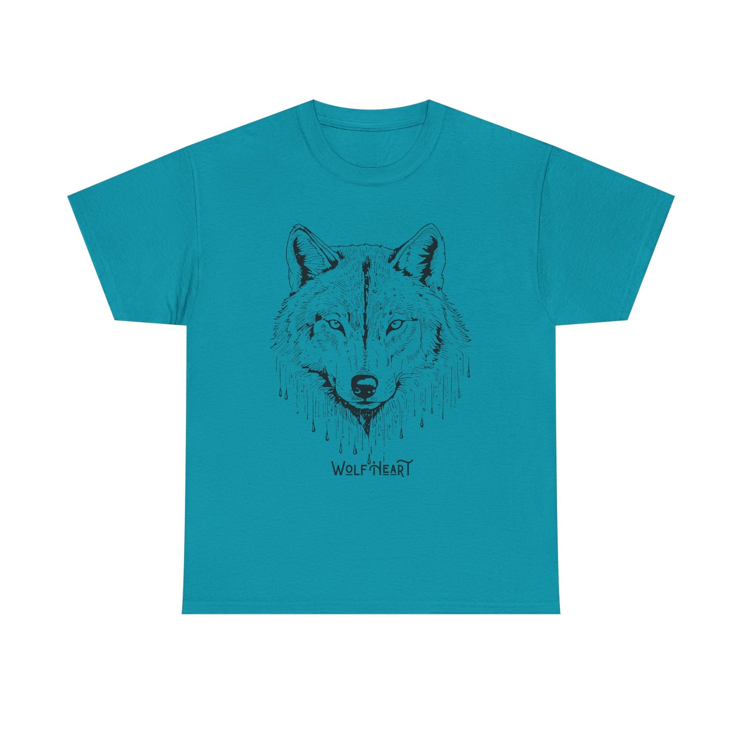 Wolf Heart Unisex Tee, Wildlife Animal T-Shirt, Nature Lover Gift, Forest Graphic Shirt, Outdoor Adventure Top