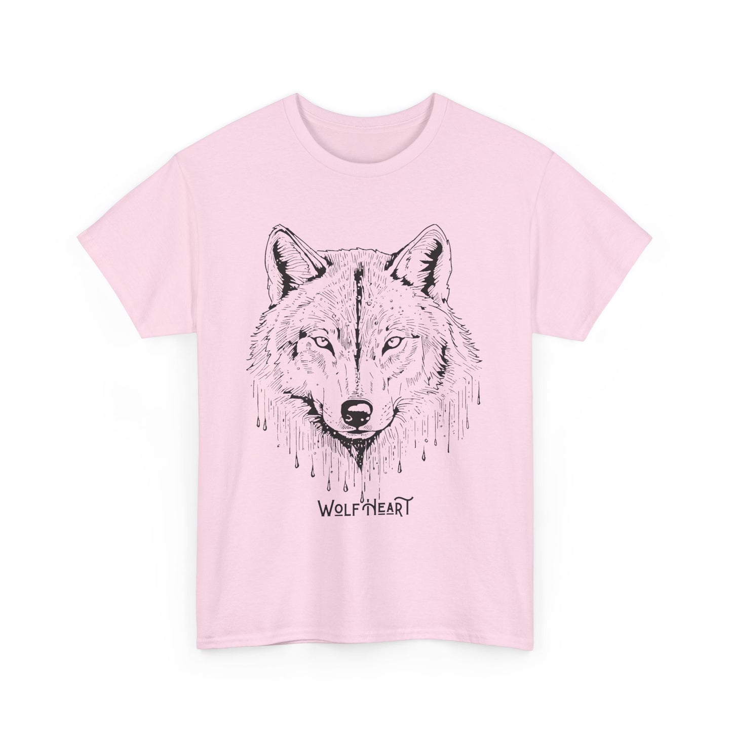 Wolf Heart Unisex Tee, Wildlife Animal T-Shirt, Nature Lover Gift, Forest Graphic Shirt, Outdoor Adventure Top