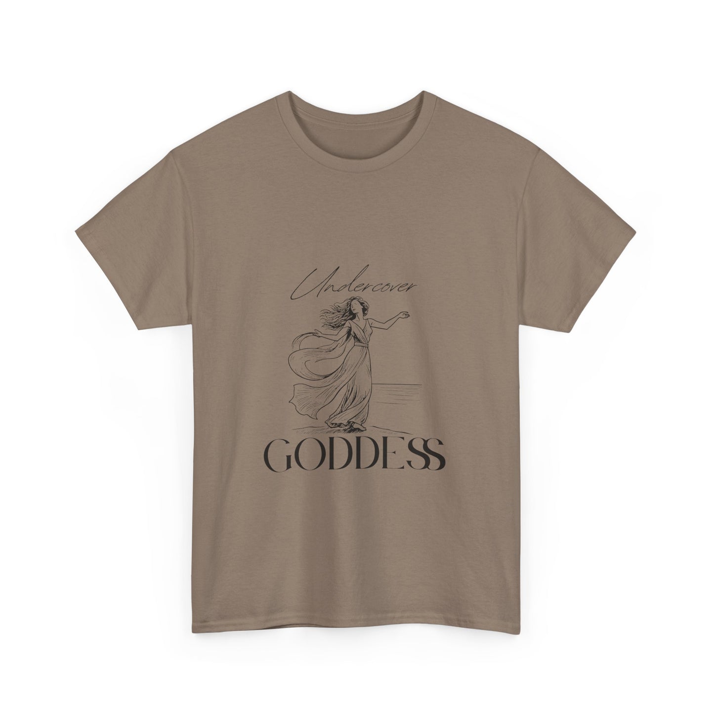 Undercover Goddess Cotton Tee - Empowering Graphic Tee Inspired by Wolf Walkers Book Series