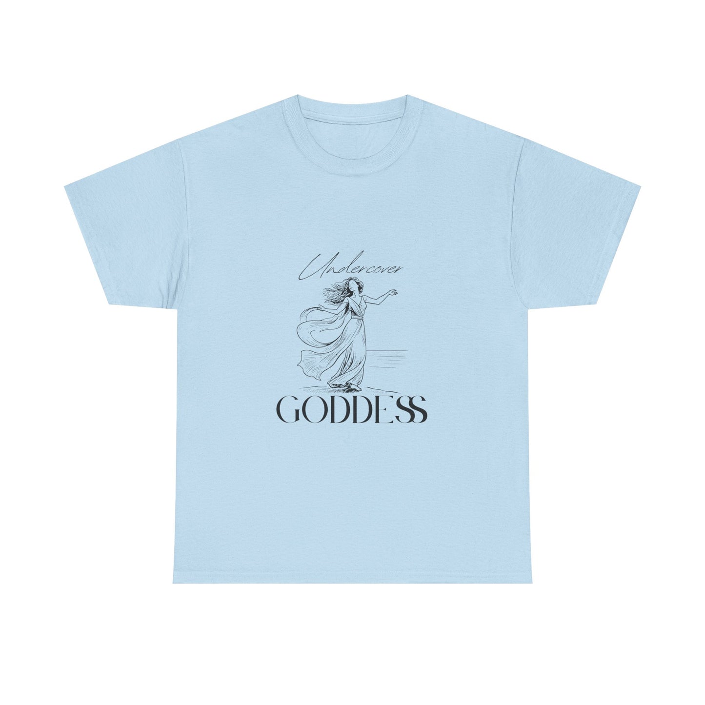 Undercover Goddess Cotton Tee - Empowering Graphic Tee Inspired by Wolf Walkers Book Series