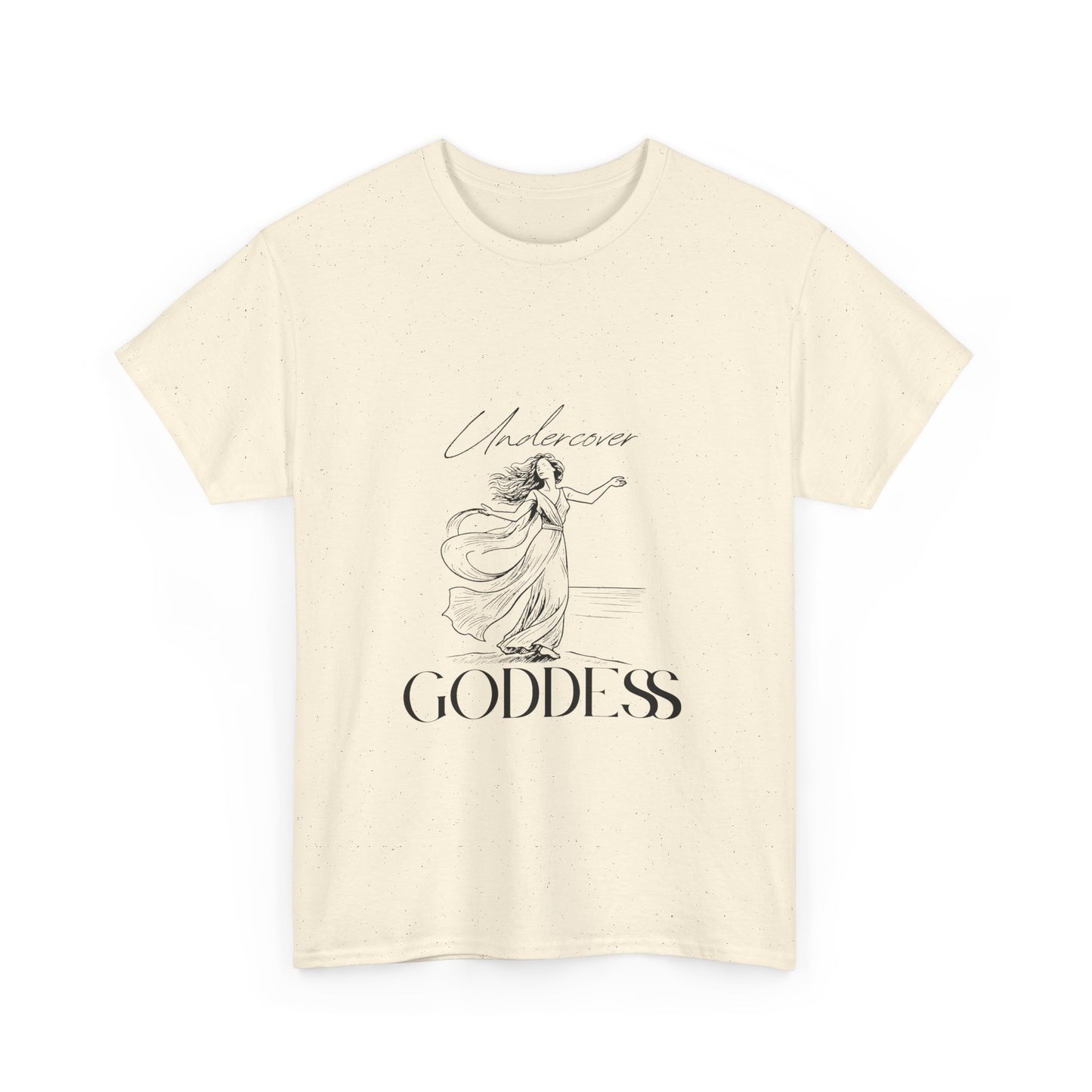 Undercover Goddess Cotton Tee - Empowering Graphic Tee Inspired by Wolf Walkers Book Series