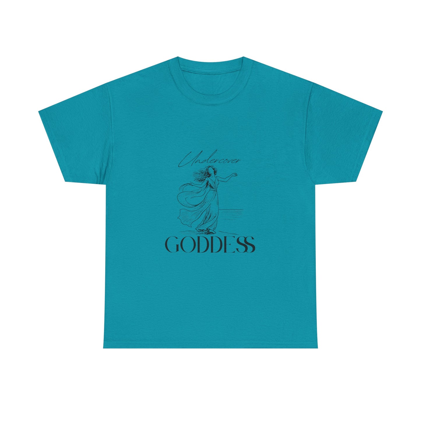 Undercover Goddess Cotton Tee - Empowering Graphic Tee Inspired by Wolf Walkers Book Series