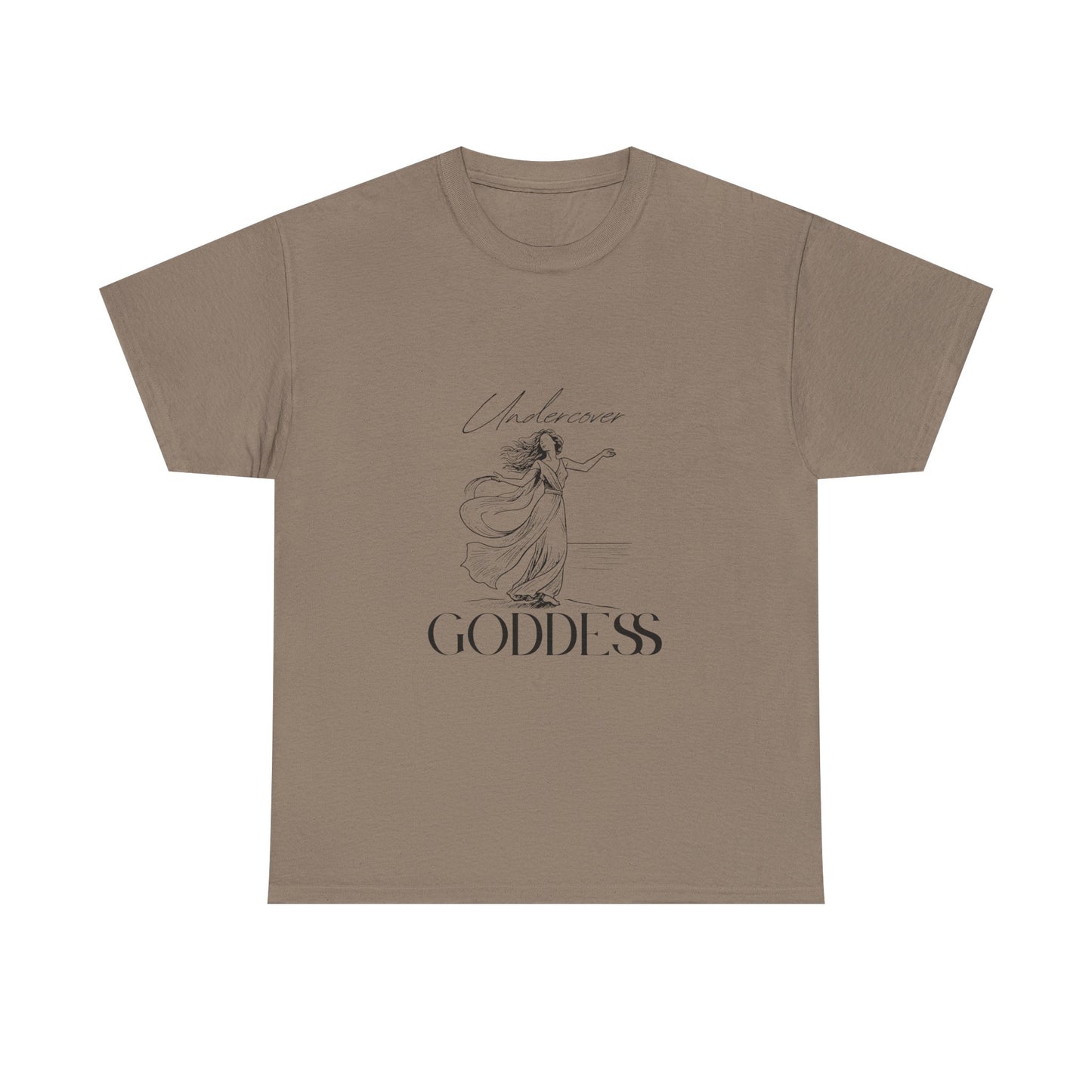 Undercover Goddess Cotton Tee - Empowering Graphic Tee Inspired by Wolf Walkers Book Series
