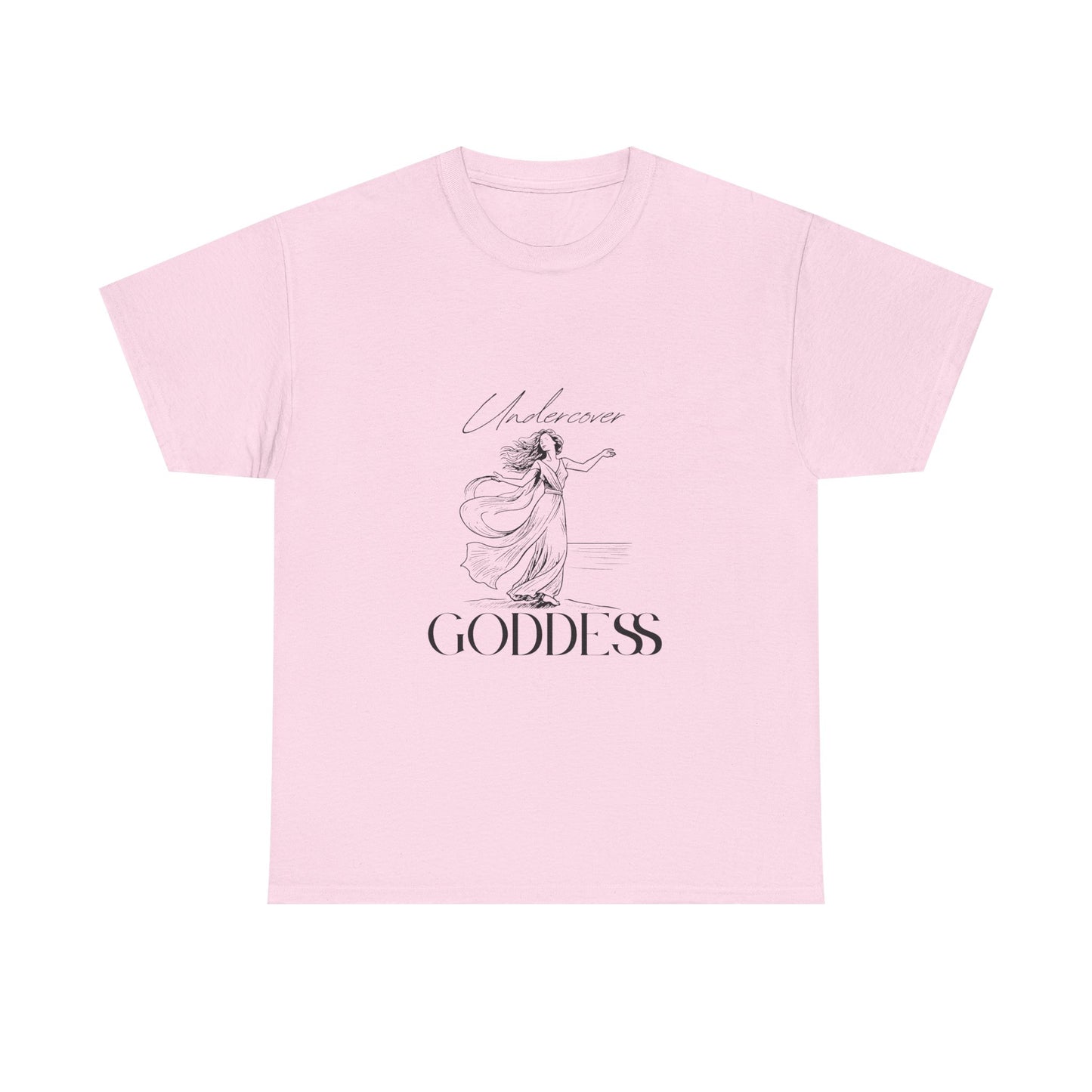 Undercover Goddess Cotton Tee - Empowering Graphic Tee Inspired by Wolf Walkers Book Series
