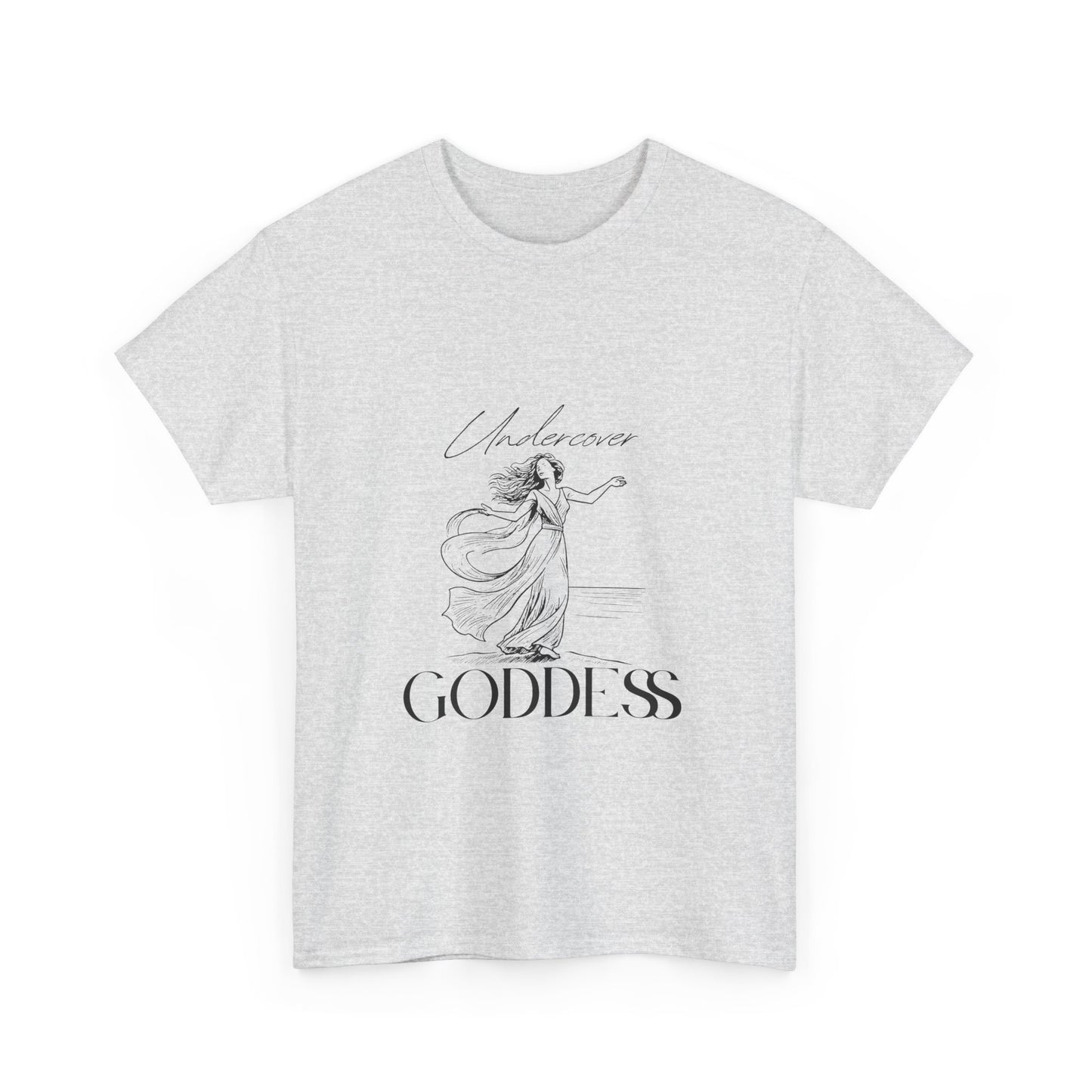 Undercover Goddess Cotton Tee - Empowering Graphic Tee Inspired by Wolf Walkers Book Series