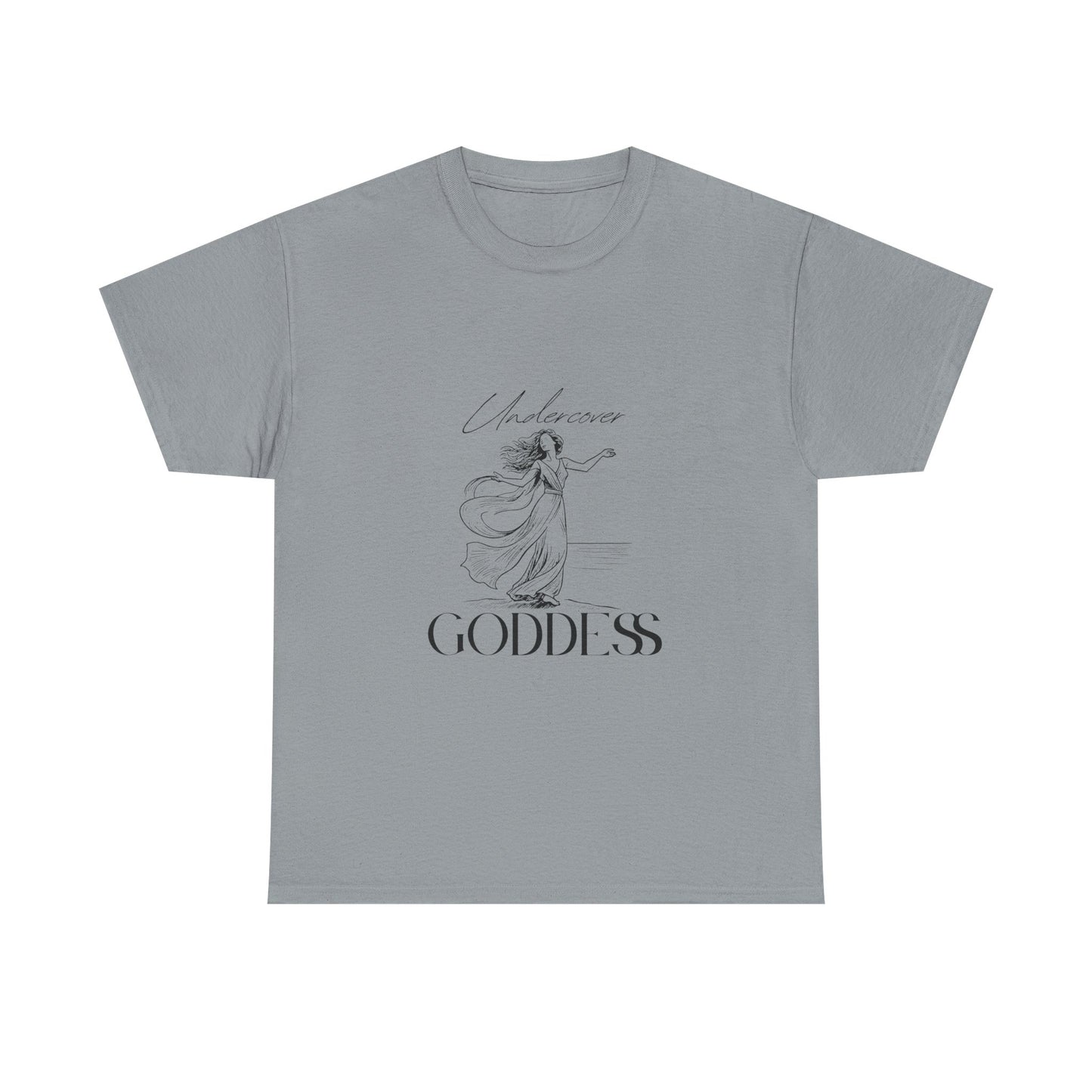 Undercover Goddess Cotton Tee - Empowering Graphic Tee Inspired by Wolf Walkers Book Series