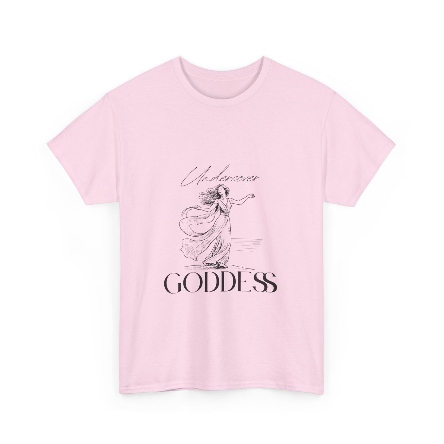 Undercover Goddess Cotton Tee - Empowering Graphic Tee Inspired by Wolf Walkers Book Series