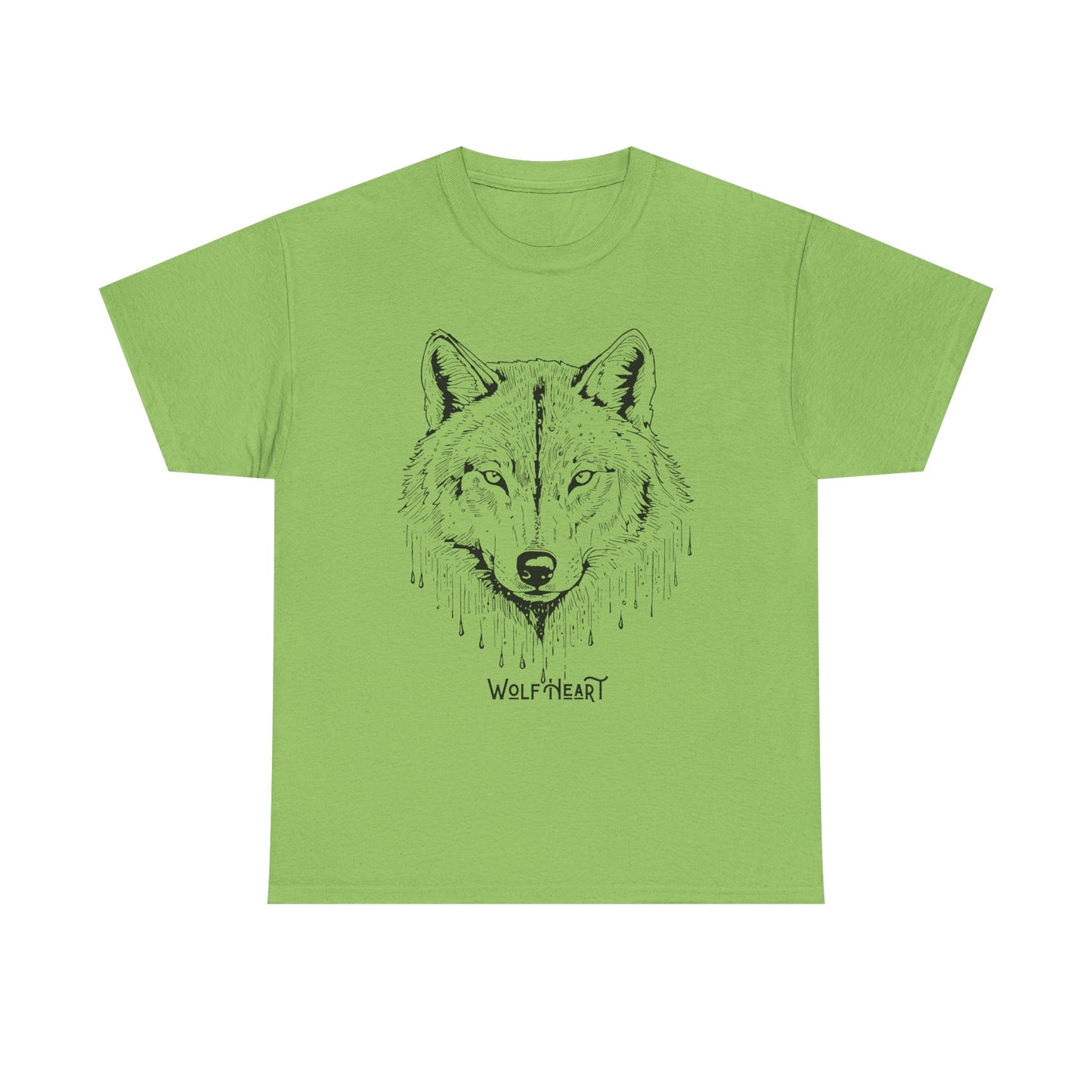 Wolf Heart Unisex Tee, Wildlife Animal T-Shirt, Nature Lover Gift, Forest Graphic Shirt, Outdoor Adventure Top