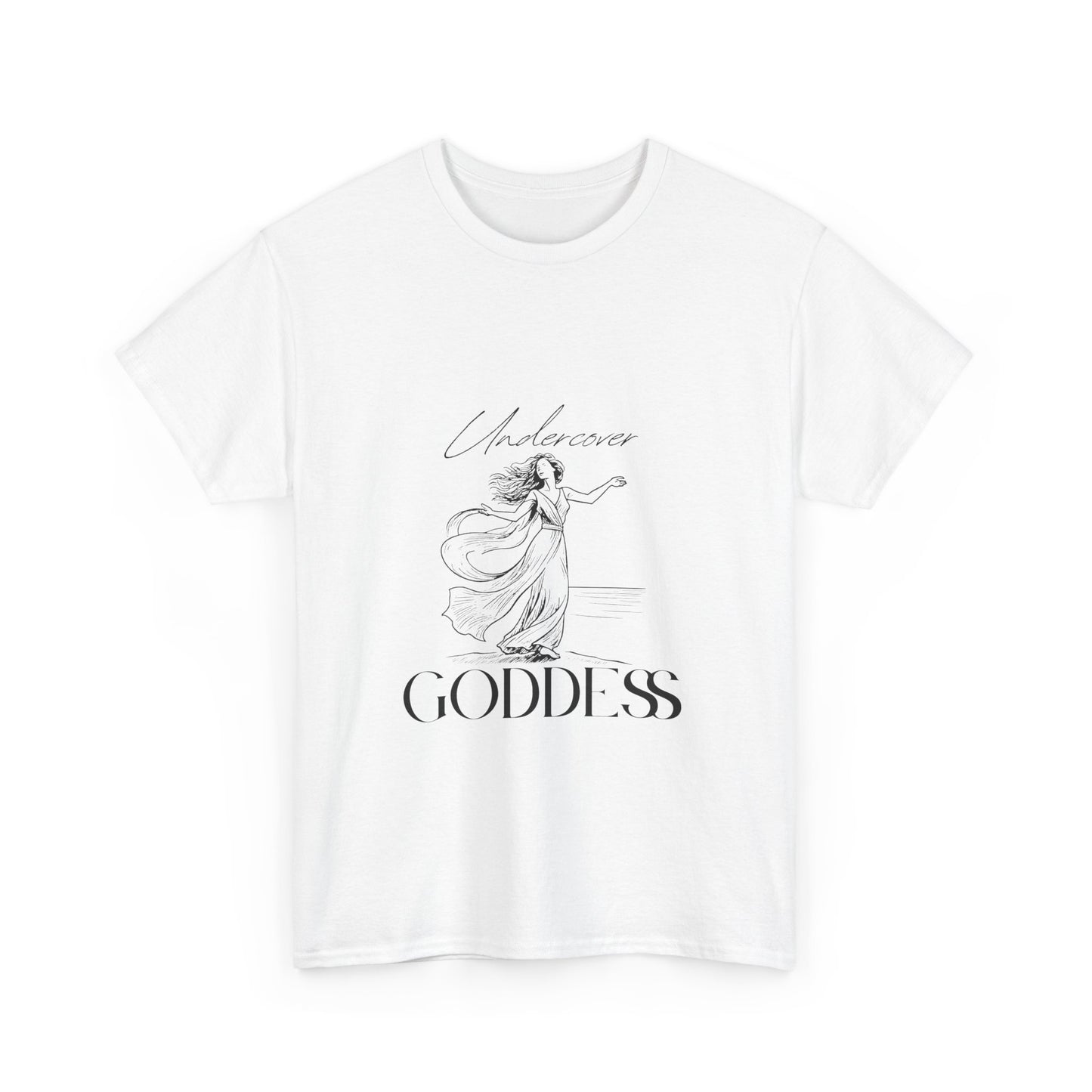 Undercover Goddess Cotton Tee - Empowering Graphic Tee Inspired by Wolf Walkers Book Series