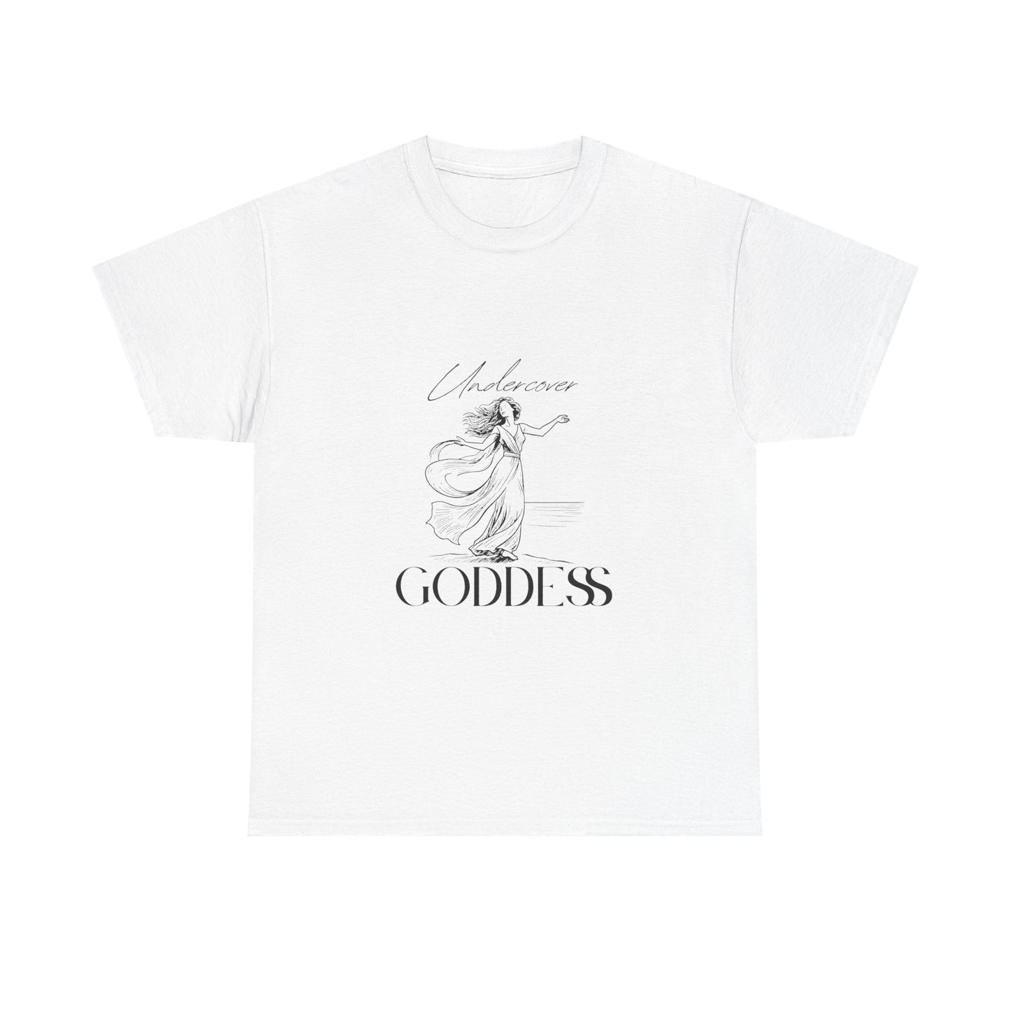Undercover Goddess Cotton Tee - Empowering Graphic Tee Inspired by Wolf Walkers Book Series