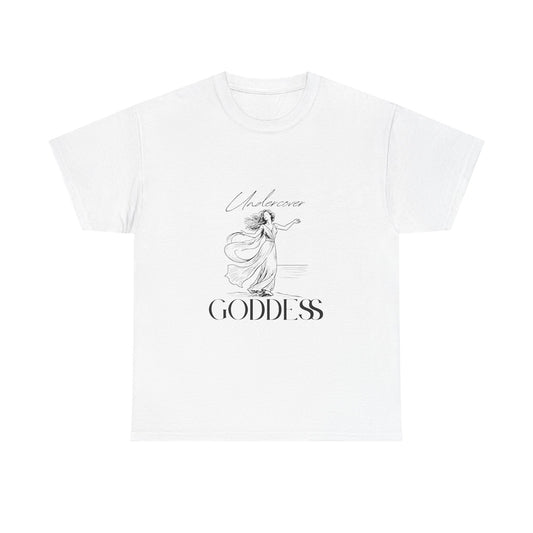 Undercover Goddess Cotton Tee - Empowering Graphic Tee Inspired by Wolf Walkers Book Series